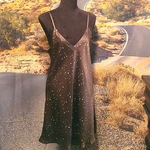 Ginia silk chemise night gown